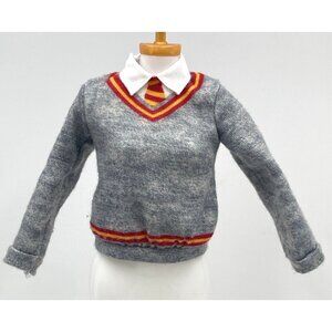 Harry Potter 10 inch Doll Clothes Accessory Gray Shirt with Collar and Tie